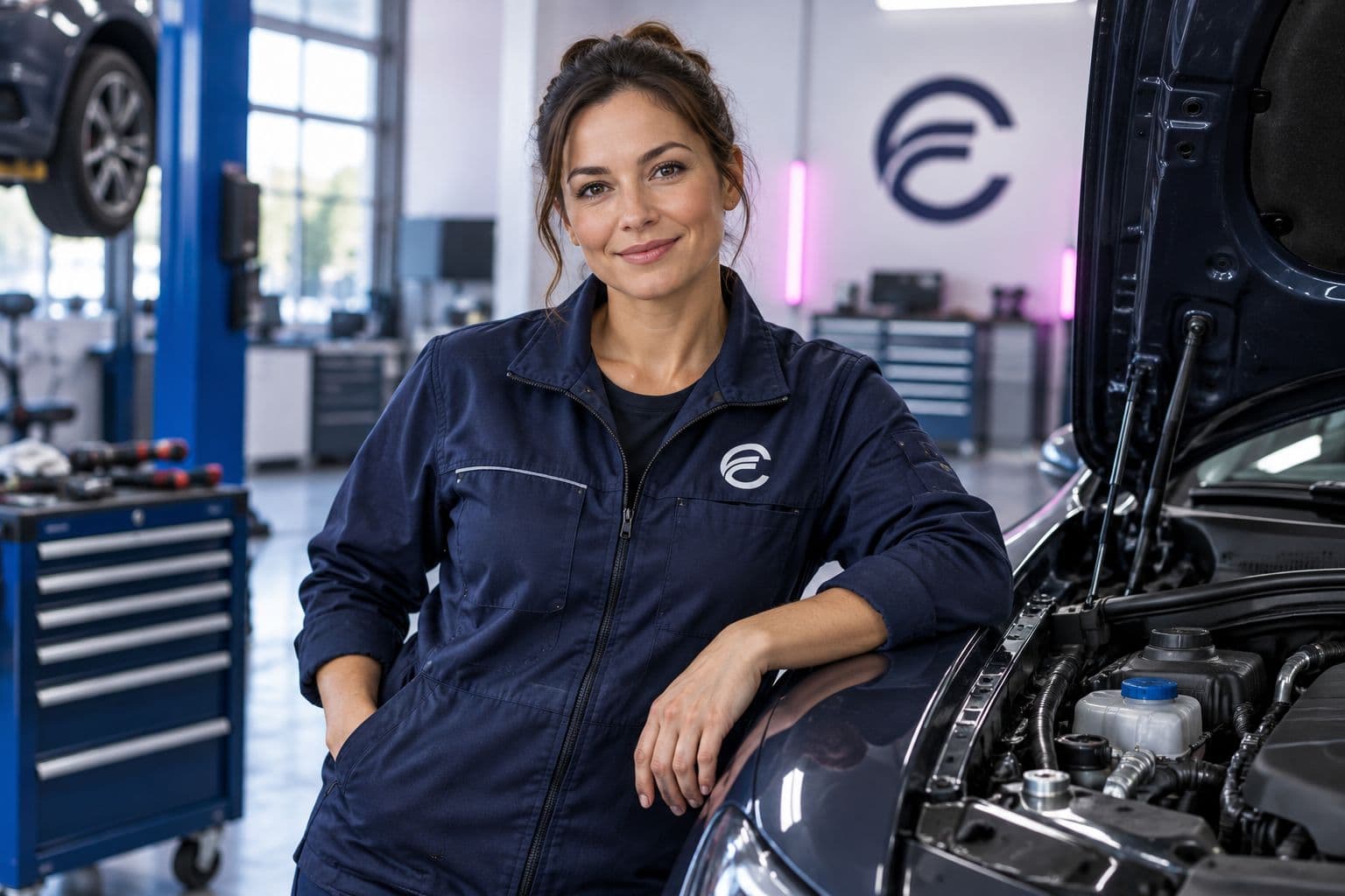 A FleetCare technician